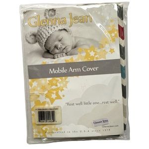 NEW Baby Mobile Arm Cover Chevron Glenna Jean Handcrafted